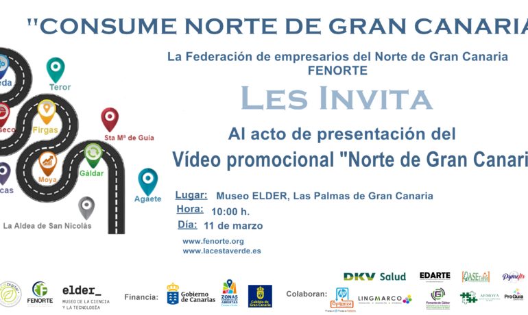 PRESENTACIÓN VÍDEO PROMOCIONAL "CONSUME NORTE DE GRAN CANARIA"