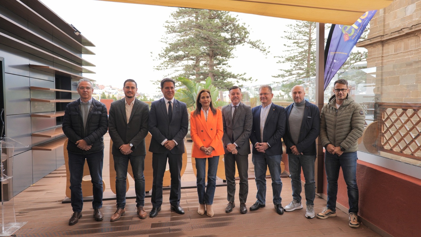 CÉSAR DÉNIZ SOCAS Y LOS ALCALDES DE LA MANCOMUNIDAD PRESENTAN LA XXIV EDICIÓN DE LA FERIA ENORTE